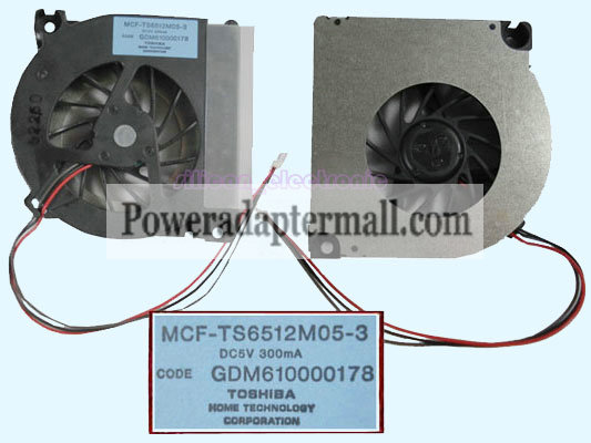 Original Toshiba Satellite A10-S100 A10-S127/128 Pro A10 A15 Fan